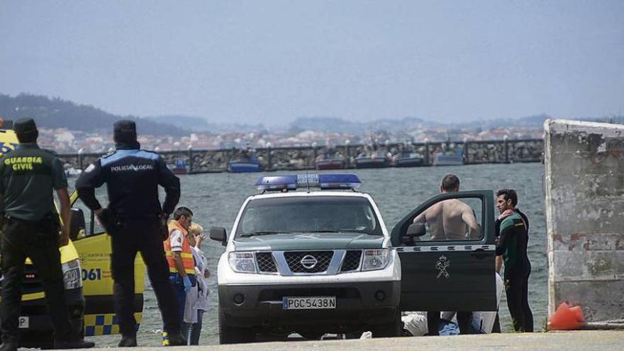 Fallece un buceador en Cambados por posible avería de su compresor de aire