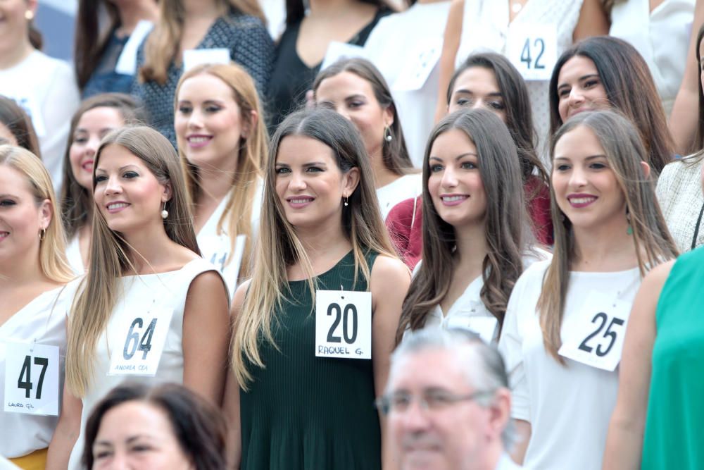 La aspirantes a fallera mayor de València visitan el IVAM