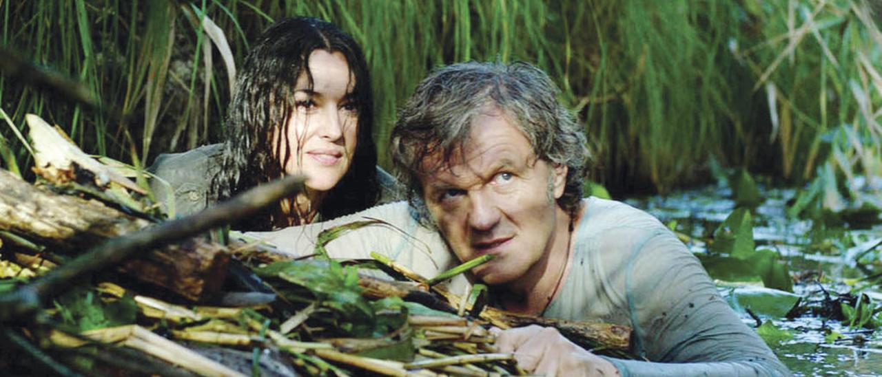 Monica Bellucci y Emir Kusturica en &quot;En la Vía Láctea&quot;.