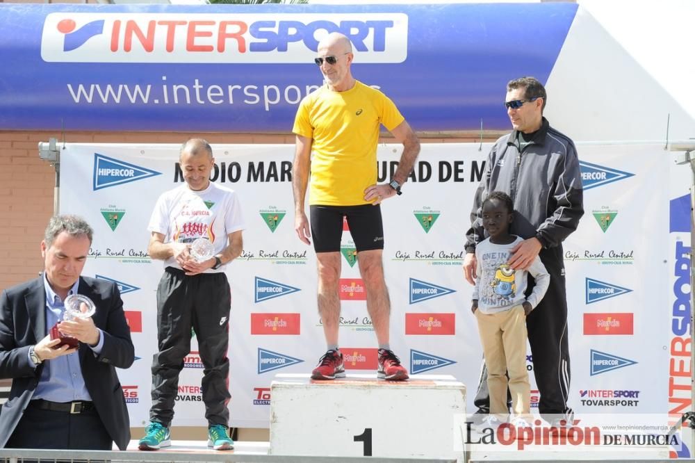 Media Maratón de Murcia: podios