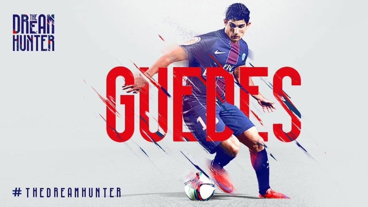 Gonçalo Guedes, nuevo jugador del PSG