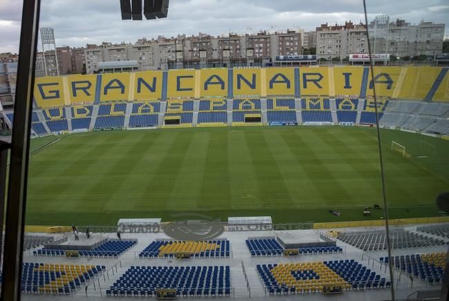 Siguen las obras en el Estadio de Gran Canaria