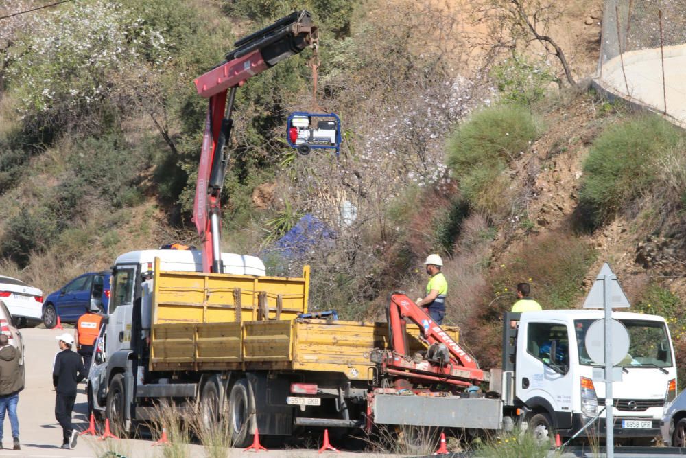 Avanzan los trabajos de rescate de Julen en Totalán