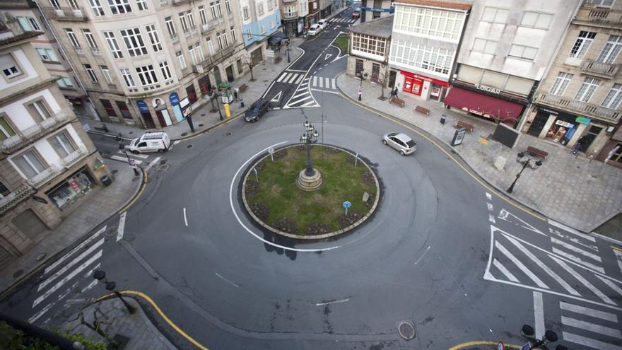 A Estrada prioriza una peatonal Praza de Galicia, que cerrará al tráfico parte de la Rúa Don Nicolás