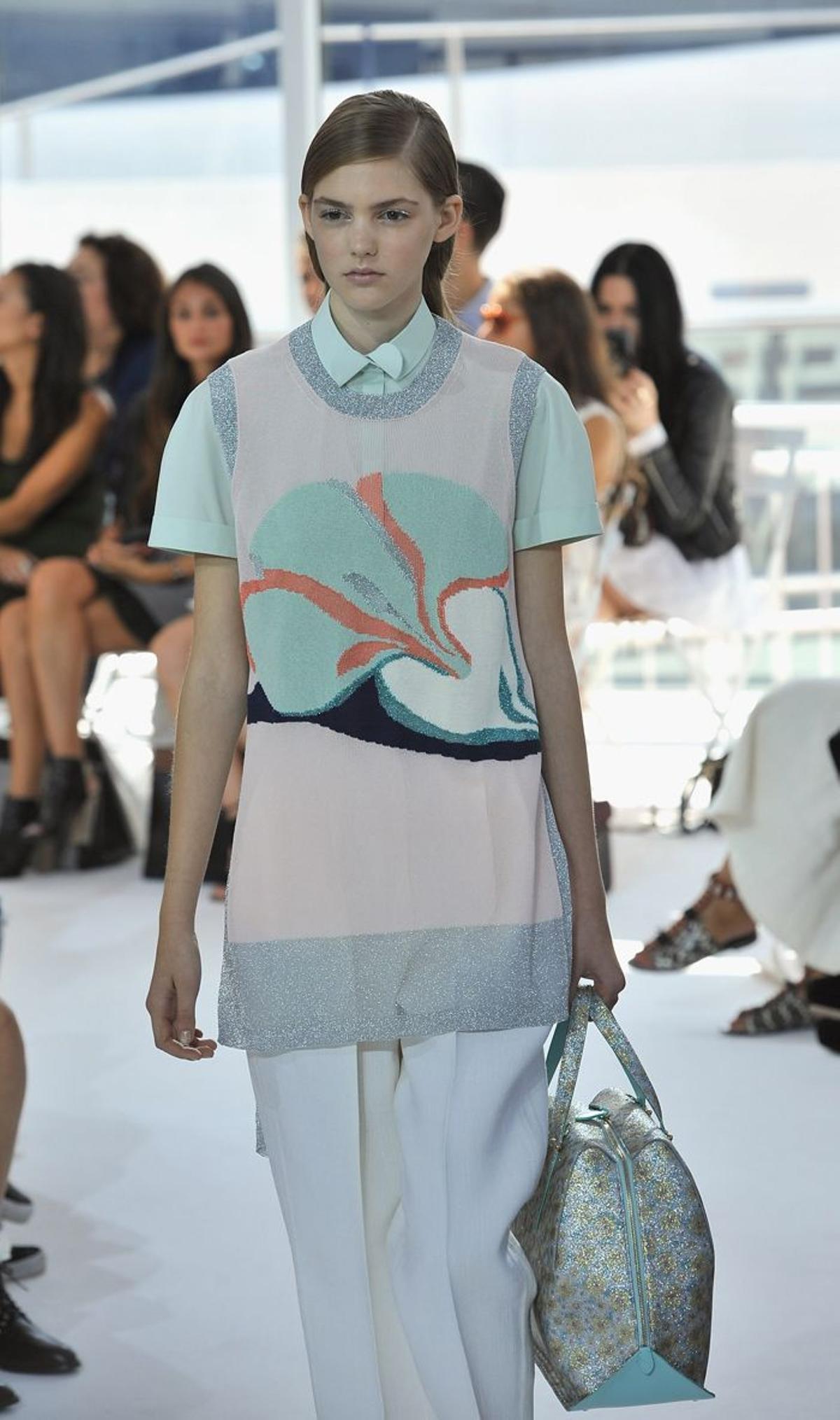 Nueva York Fashion Week: Delpozo, jersey estampado