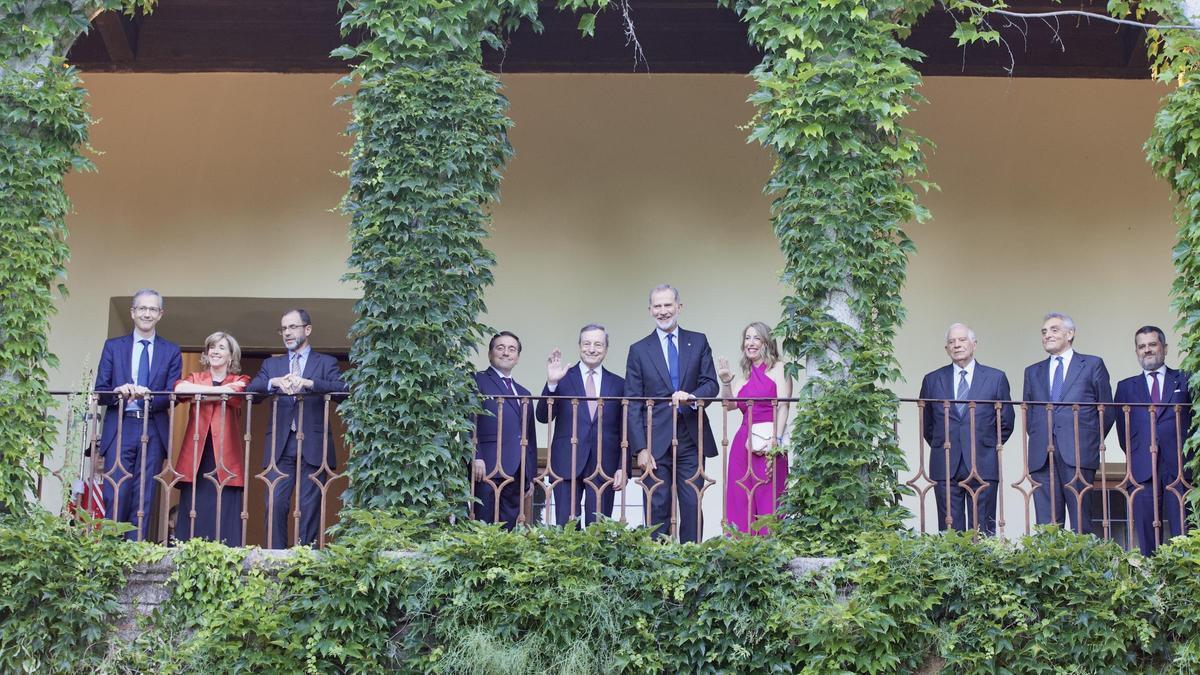 Extremadura recibe a Mario Draghi.