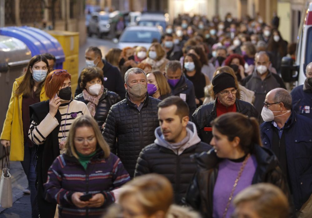 Manifestación del 8M en Sagunt.