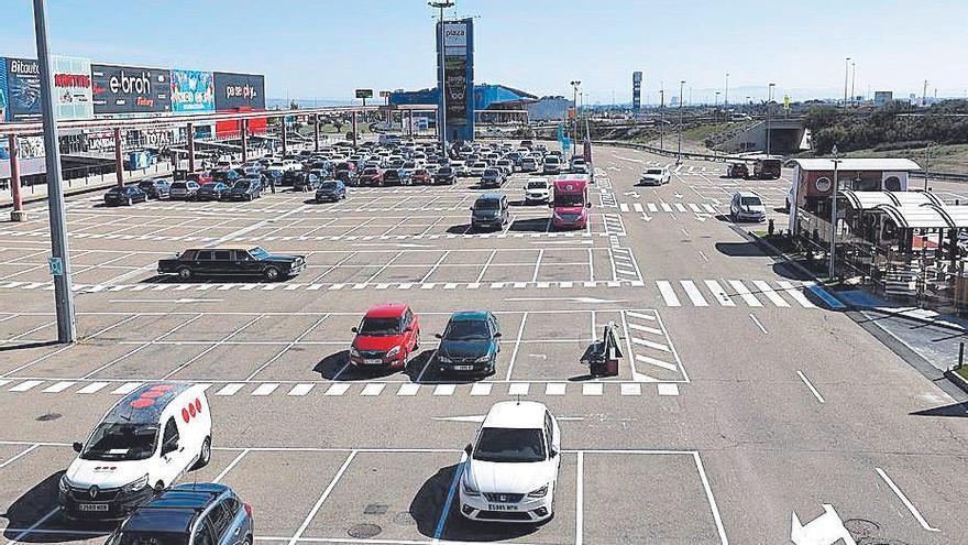 El parque de medianas de Plaza, donde se registró el último agujero.