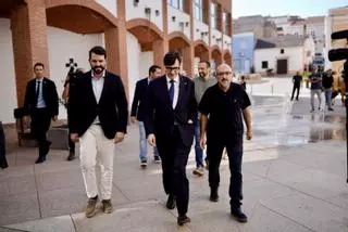 Galería | Las imágenes del presidente de la Generalitat de Cataluña, Salvador Illa, en el acto institucional con motivo de la Diada Nacional en el Palacio de Congresos de Mérida