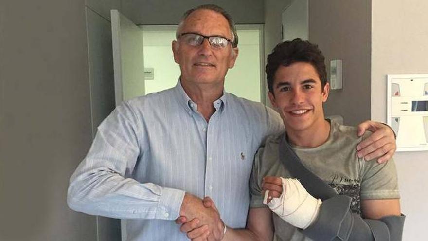 Márquez recibe el alta y empieza la recuperación