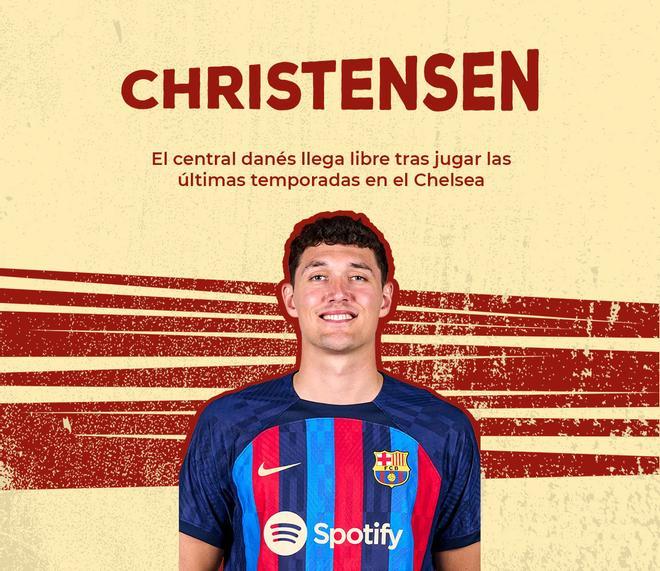 Christensen fue el primer fichaje oficial del Barça 22-23