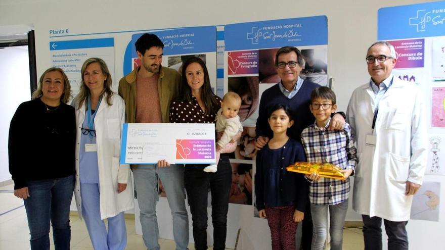 Martorell lliura els premis del Concurs de fotografia i dibuix de la Setmana de la Lactància