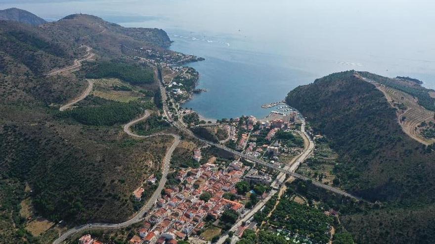 Vista aèria de Colera.