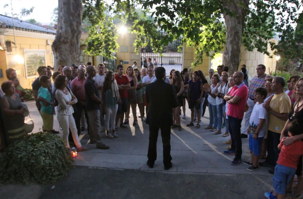 Visita nocturna a los Jardines de la Concepción