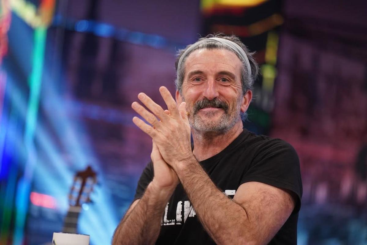 El actor compostelano Luis Zahera, esta semana, en 'El Hormiguero'.