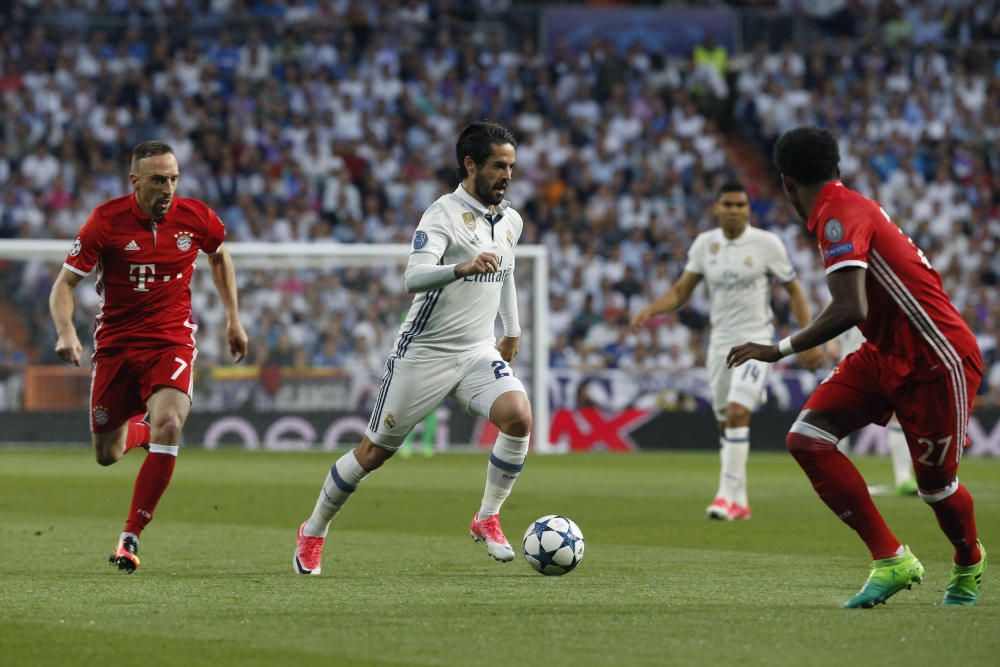 Imágenes del partido entre Real Madrid y Bayern.