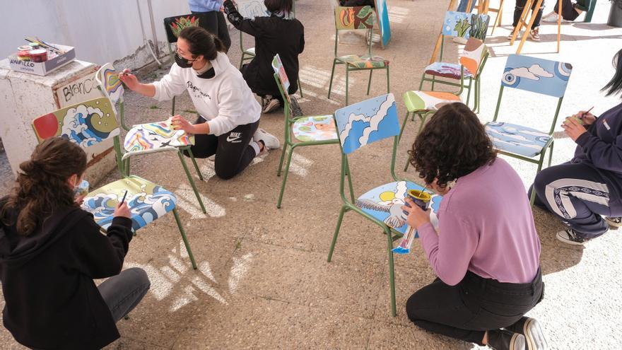Arte reciclado en Alicante frente al cambio climático