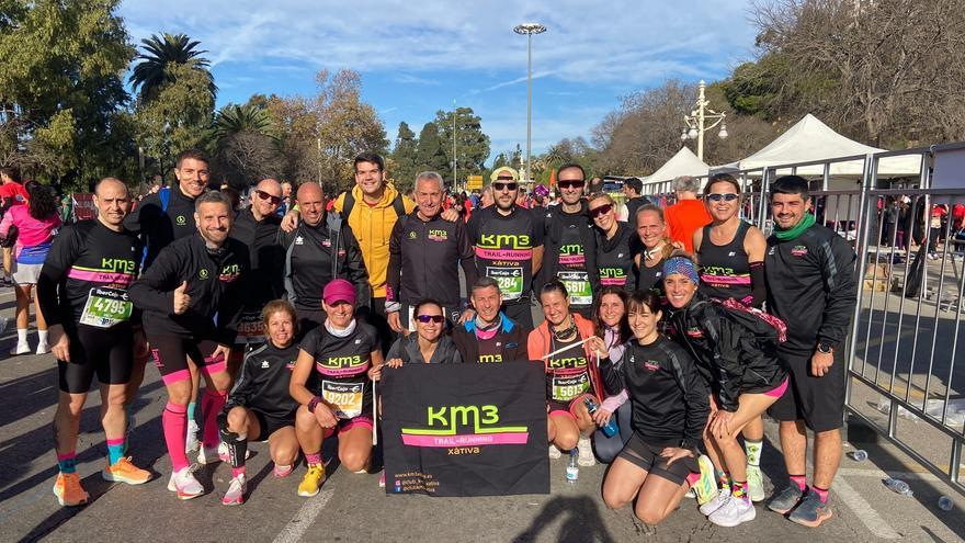 Destacada participación del KM3 Xàtiva en la carrera de València