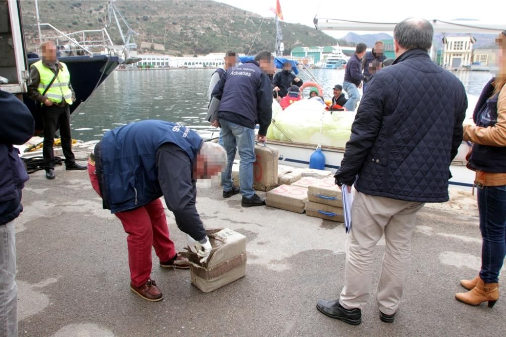 Operación antidroga en la costa de Cartagena