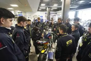 Una vuitantena d’alumnes de l’ETG reprenen les classes presencials després del foc