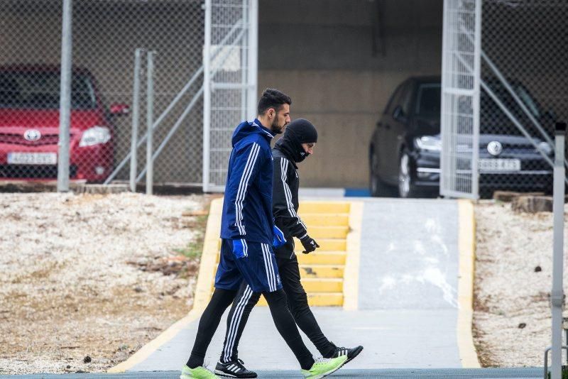 Entrenamiento del 13 de enero del Real Zaragoza