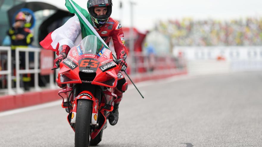 Francesco &#039;Pecco&#039; Bagnaia, ganador de Moto GP 2022 en el circuito de Assen