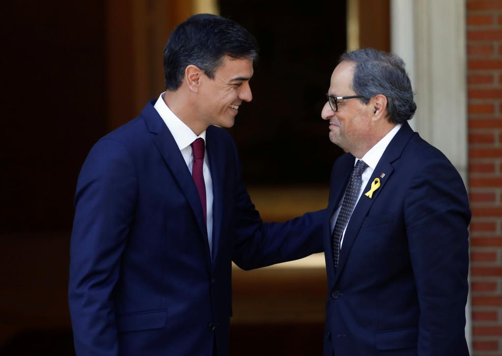 Reunió entre Quim Torra i Pedro Sánchez