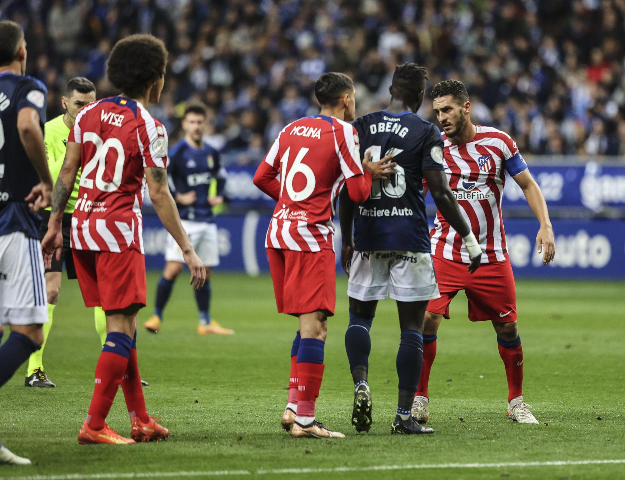 En imágenes: así fue el duelo copero entre el Real Oviedo y el Atlético de Madrid