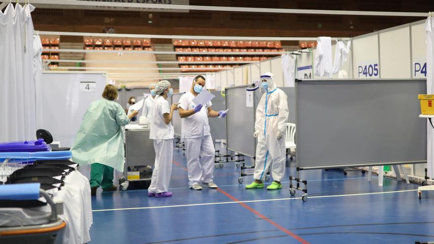 Médicos en el Hospital Vall d&#039;Hebron de Barcelona