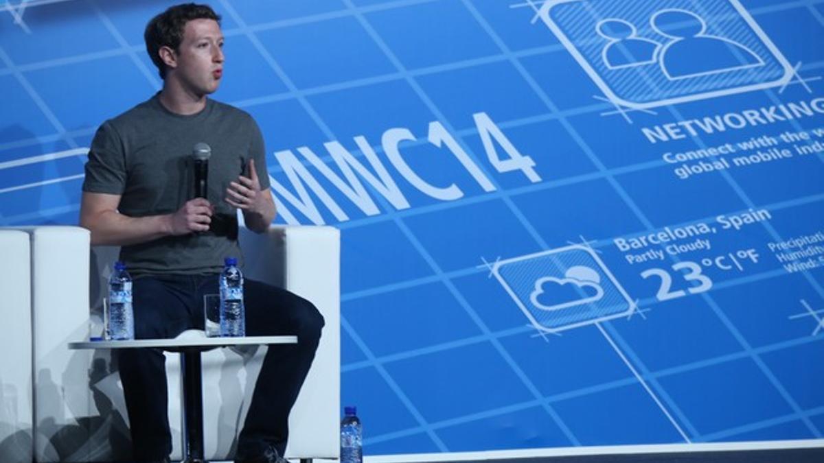 Mark Zuckerberg, en su vista a Barcelona, el pasado febrero.