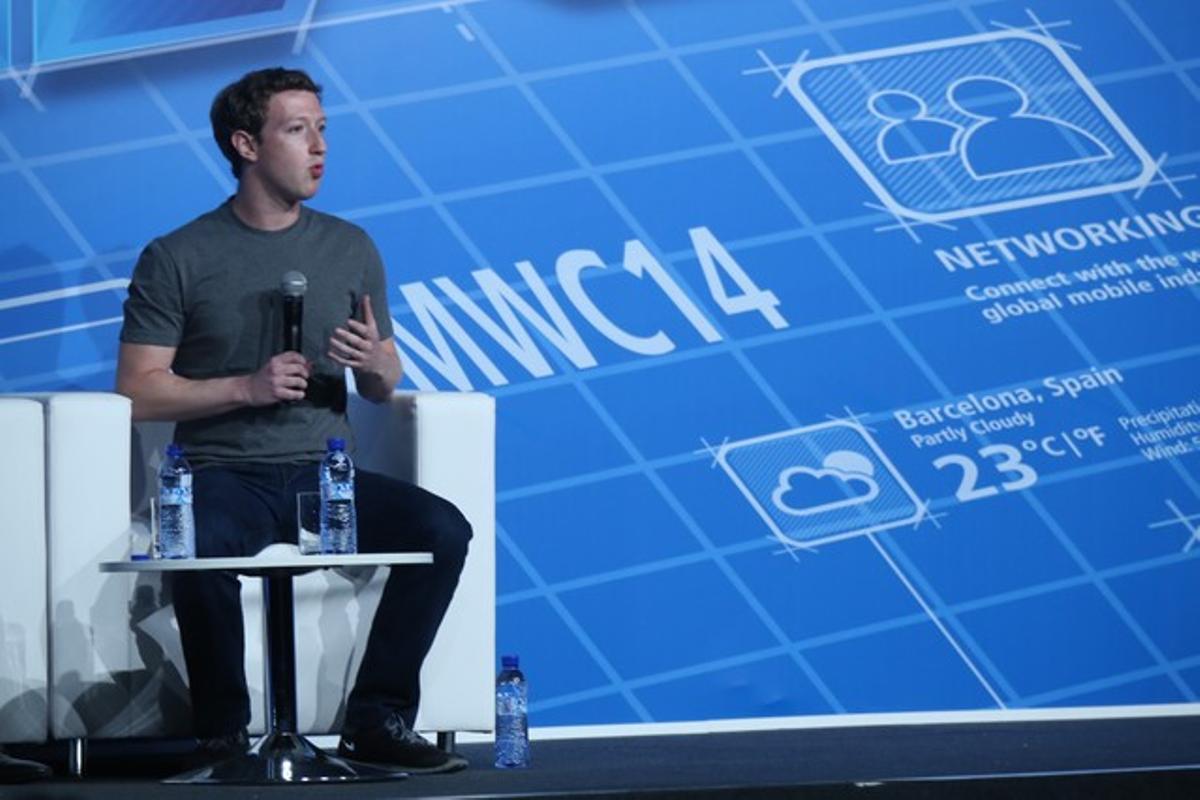 Mark Zuckerberg, en su vista a Barcelona, el pasado febrero.
