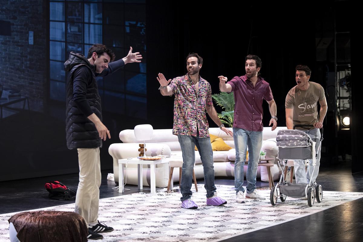 Un momento de la representación de "Donde nacen las palabras".