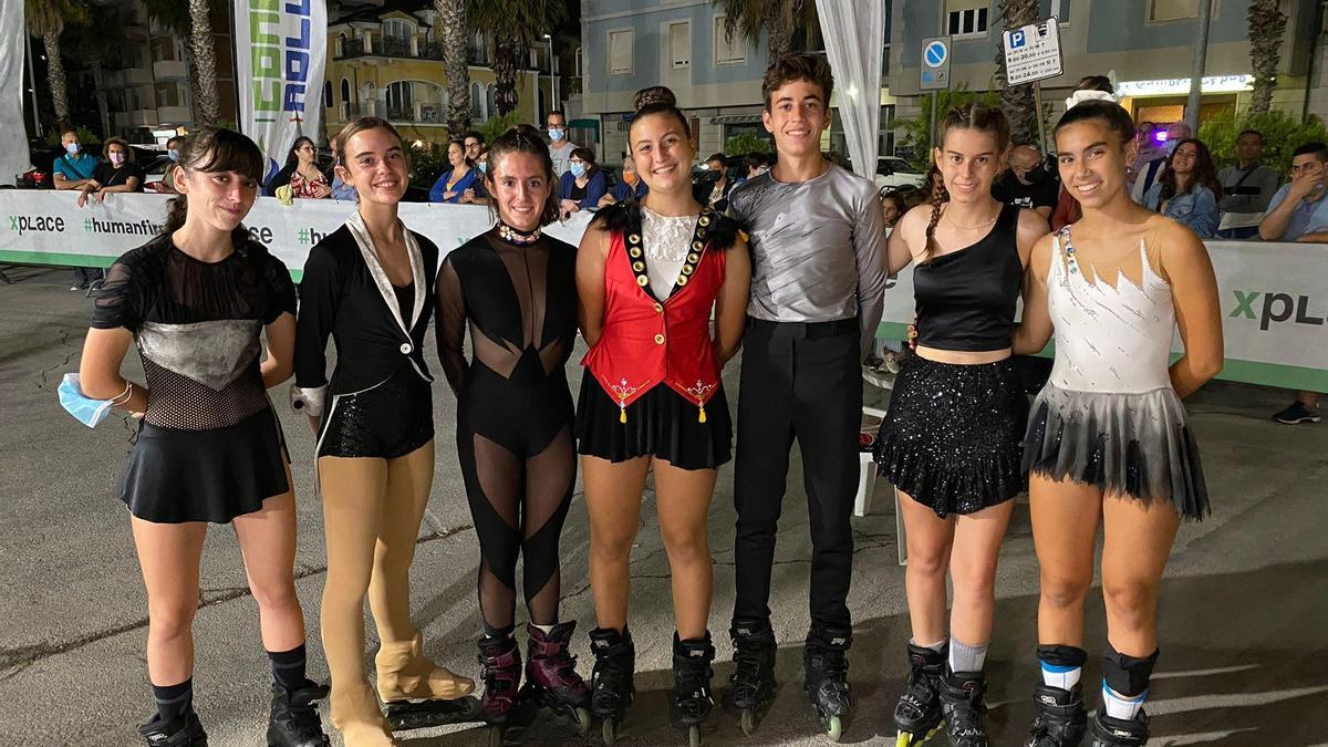 Los siete participantes en la competición italiana.