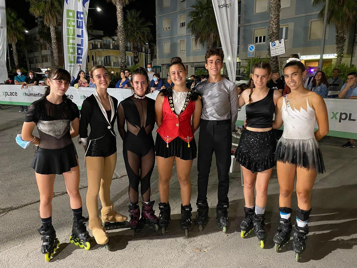Los siete participantes en la competición italiana.