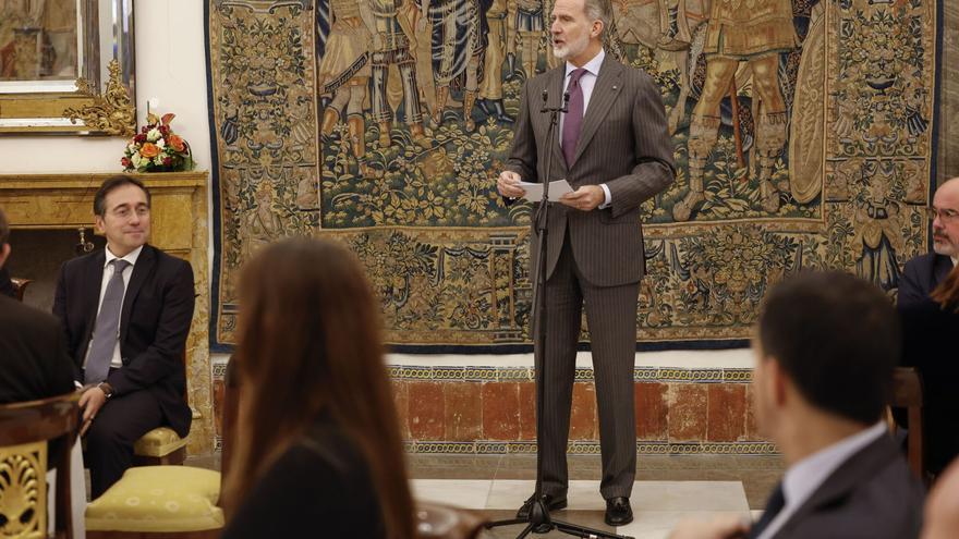 Felipe VI alerta del desafío que vive el español en EEUU por las decisiones de Trump