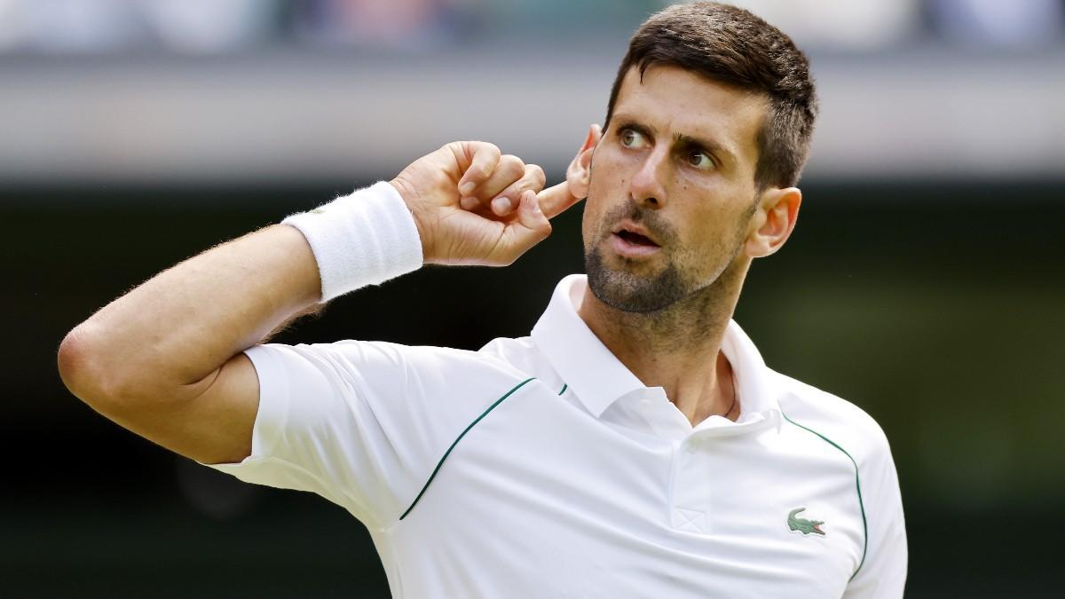 Djokovic consiguió remontar a Sinner su partido