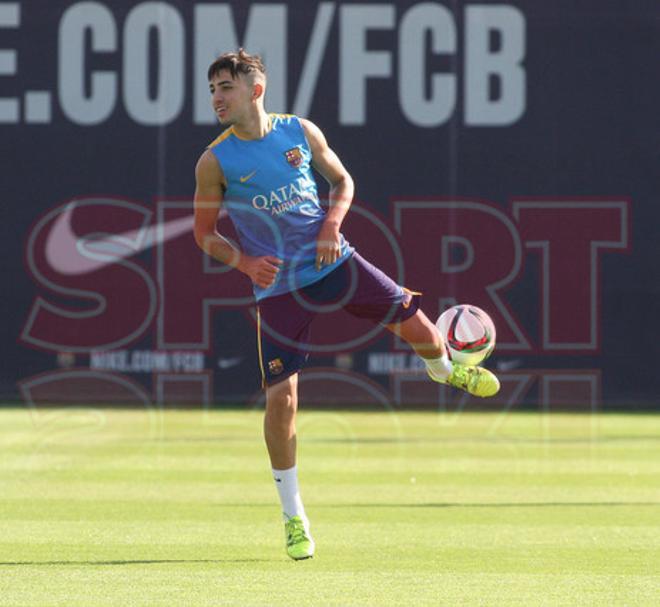 El entrenamiento del Barça, en imágenes