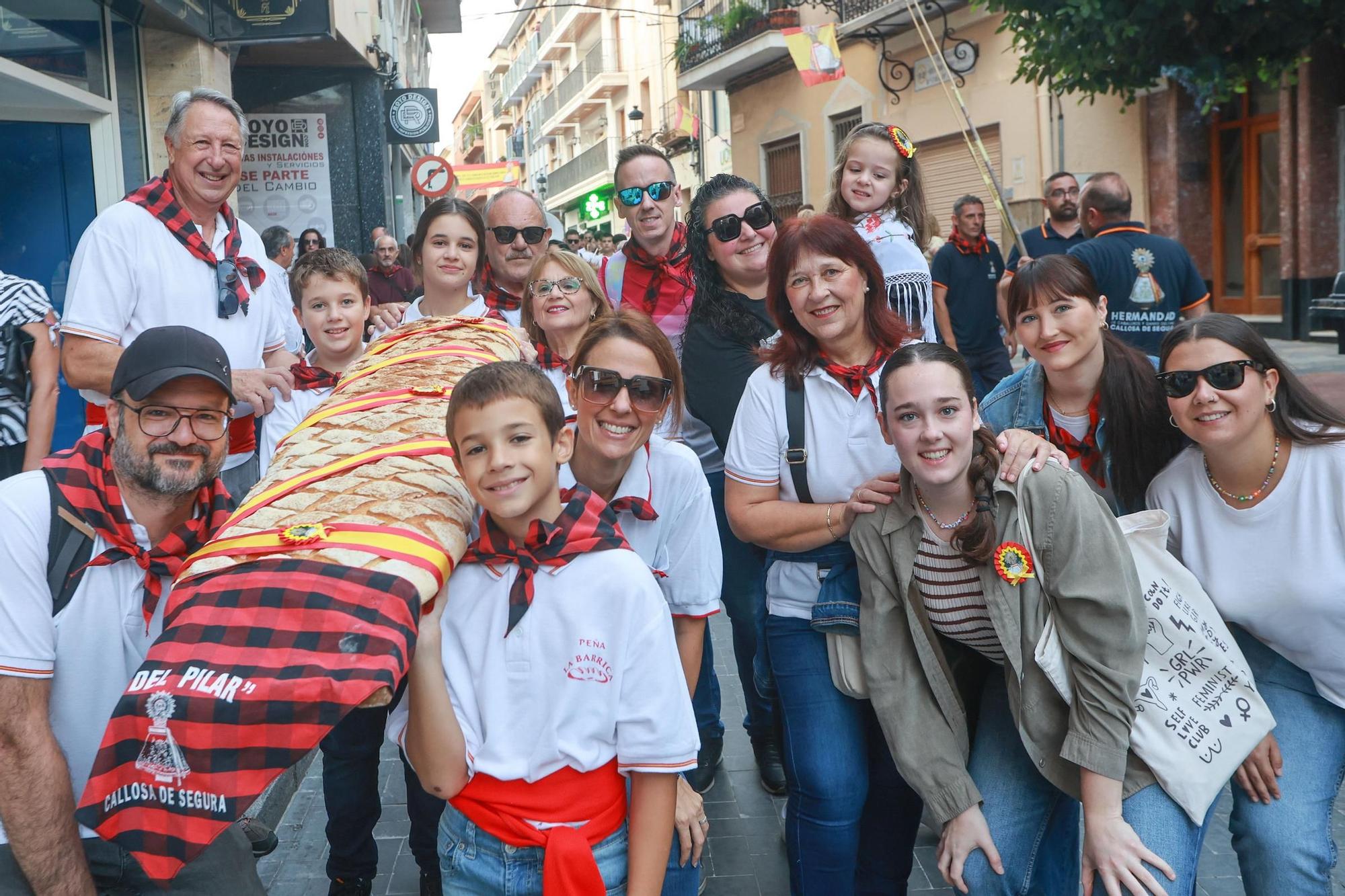 Así fue la procesión de la Virgen del Pilar en Callosa de Segura