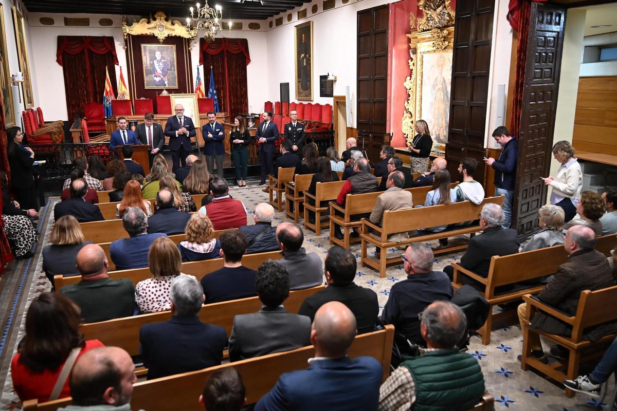 Aspecto del salón de actos