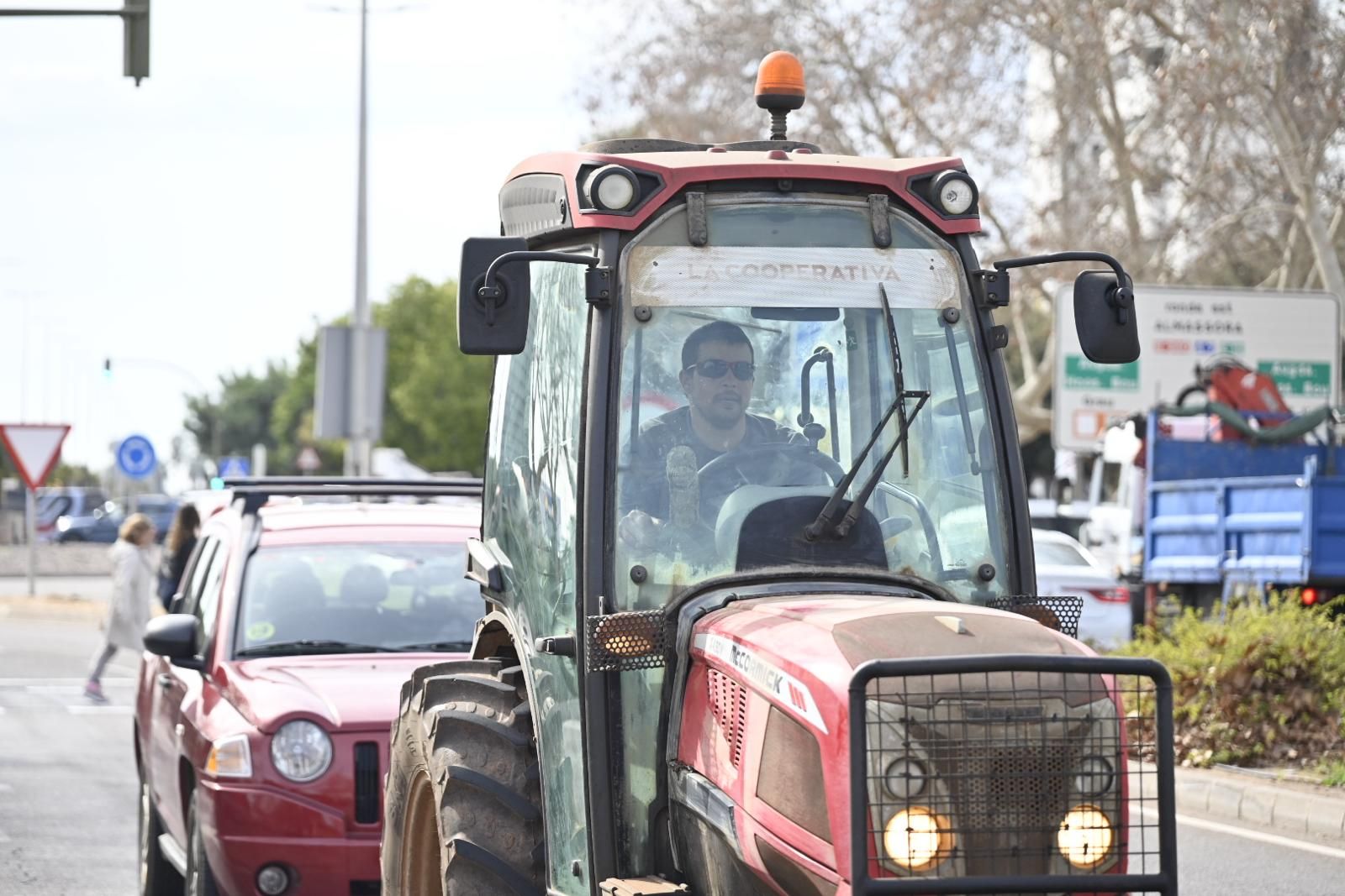 Tractorada en Castelló