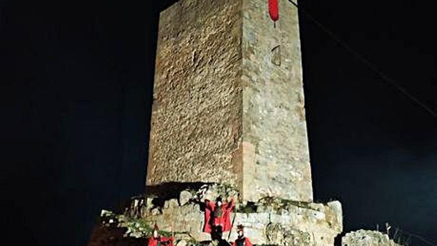 La Torre d&#039;Ardèvol durant el pessebre vivent