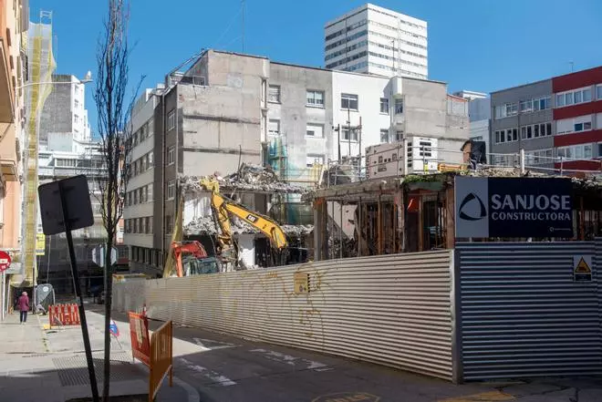 Obras en el mercado de Santa Lucía