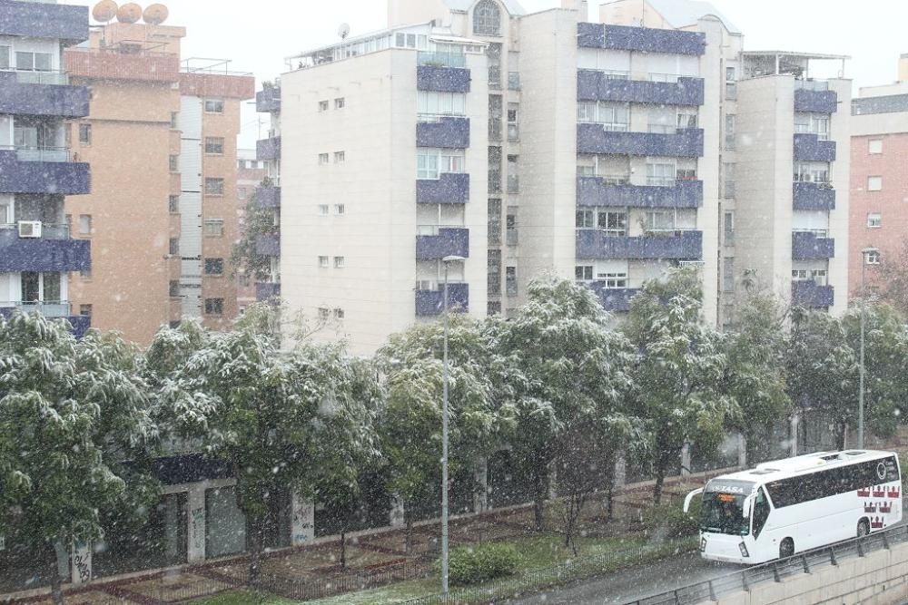 Nieve en Murcia