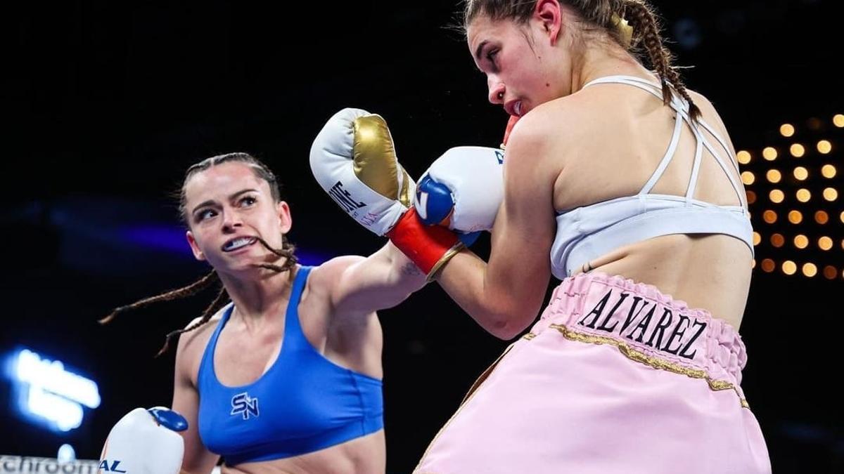 Tania Álvarez pelea en el Madison Square Garden contra Skye Nicolson.