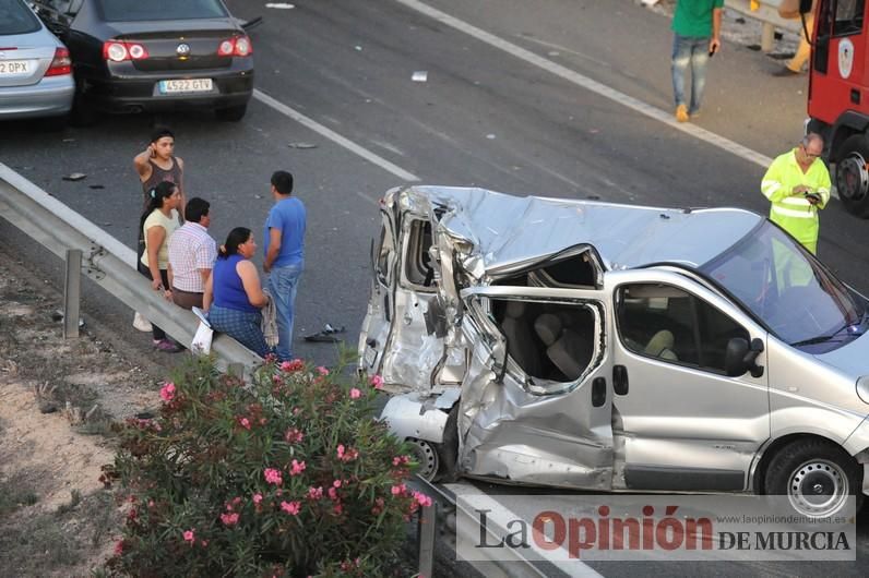 Grave accidente en Sangonera la Seca