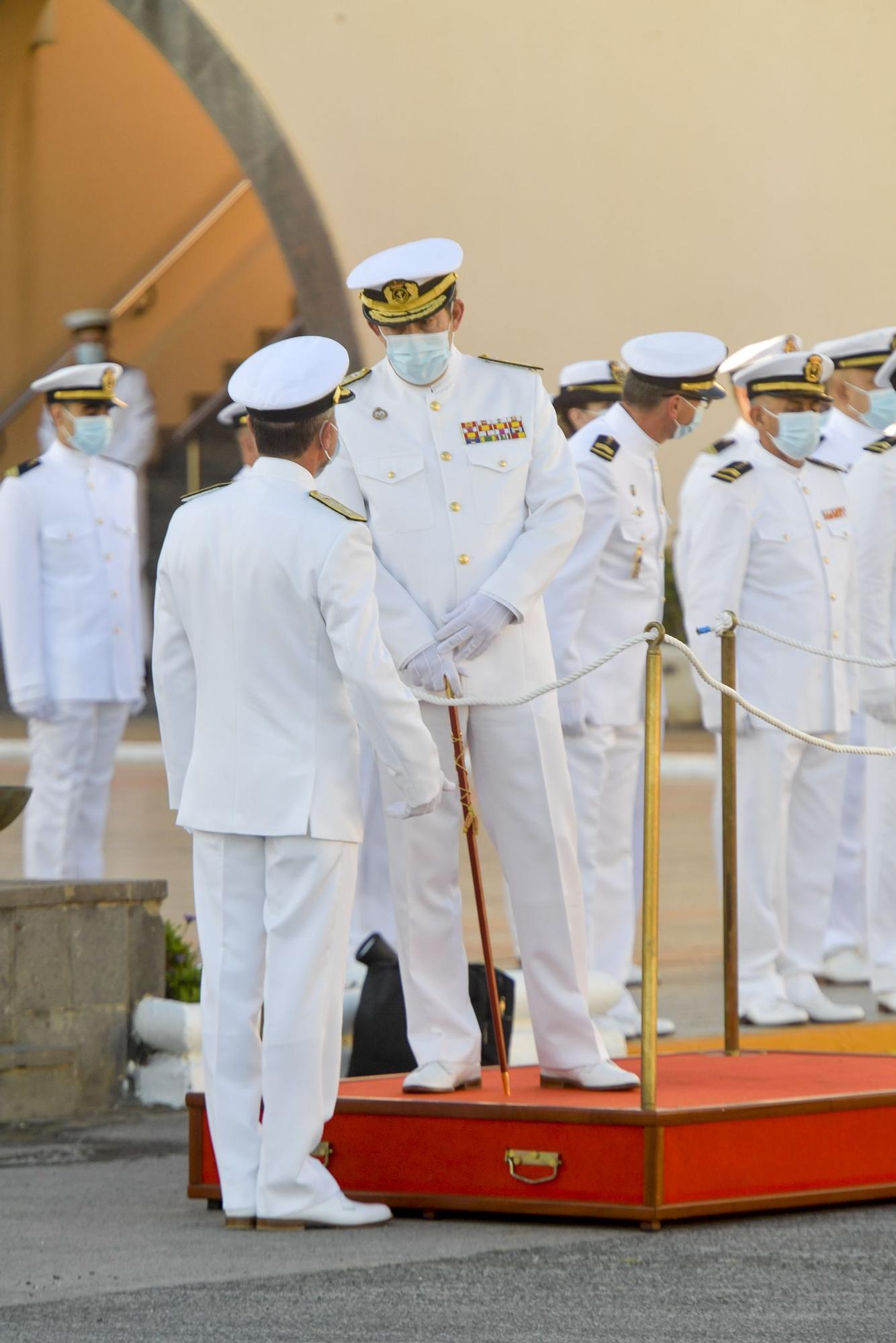 Visita del jefe del Estado Mayor de la Armada a Las Palmas de Gran Canaria