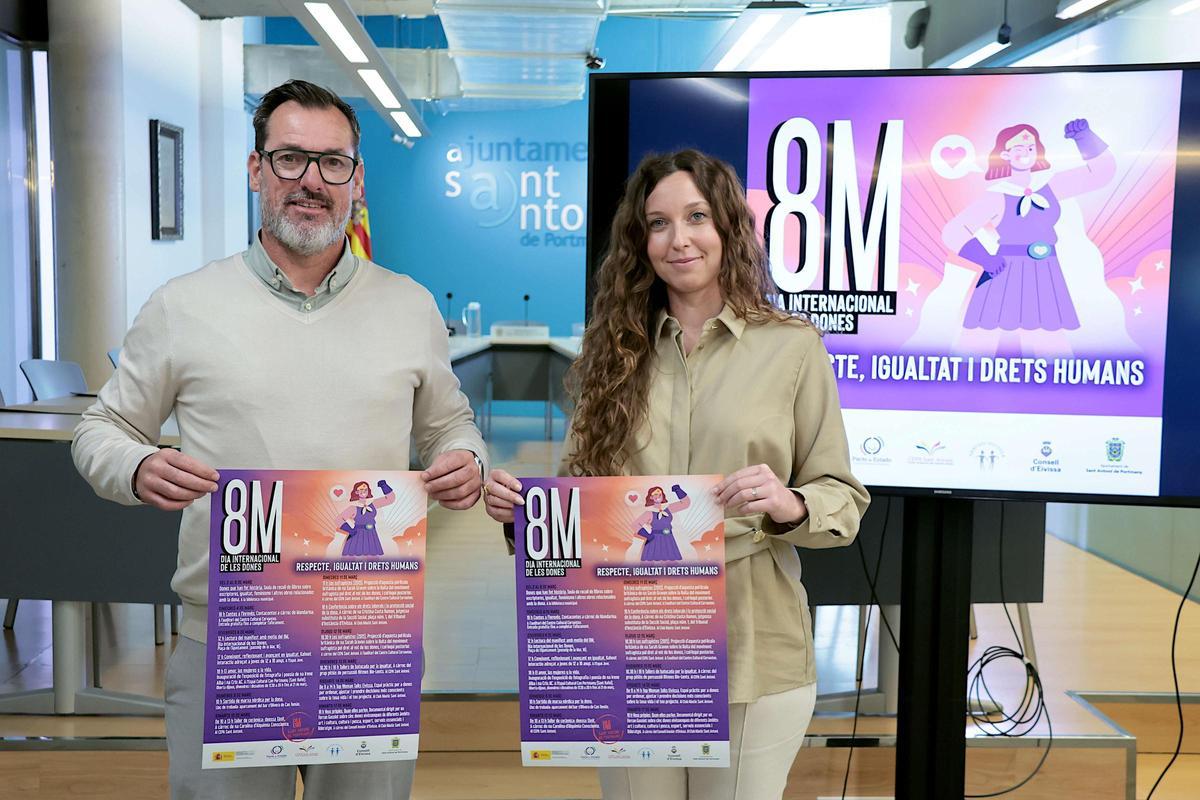 Jorge Nacher y Eva Prats, durante la presentación