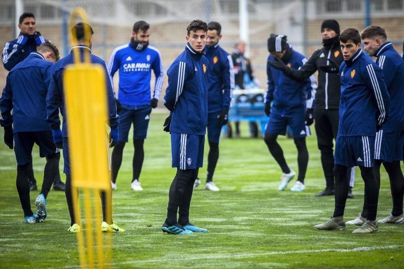 Entrenamiento del Real Zaragoza de hoy 30 de diciembre