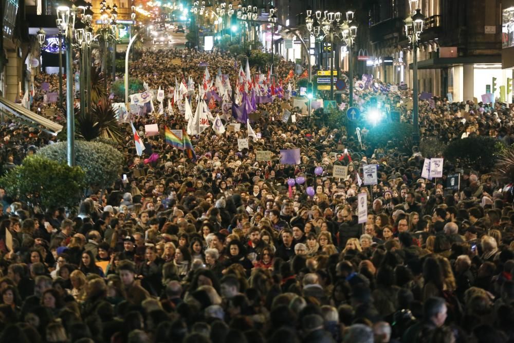 Manifestación del 8-M en Vigo