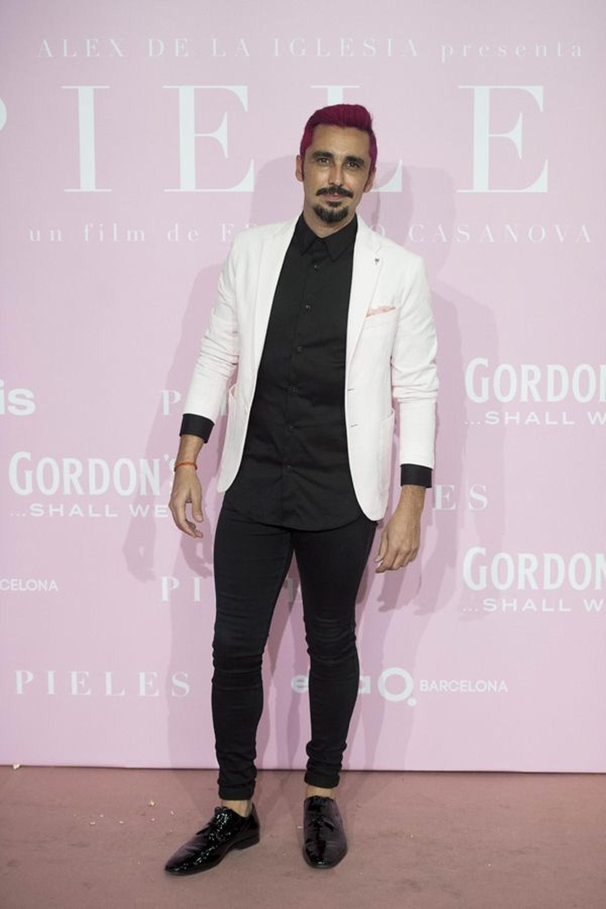 El actor Canco Rodriguez en el estreno de 'Pieles'